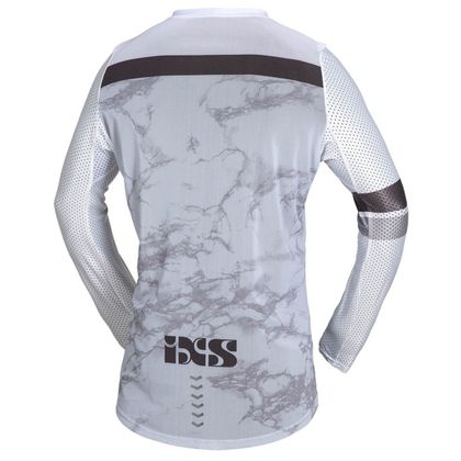 Camiseta de motocross IXS TRIGGER GREY/WHITE 2022