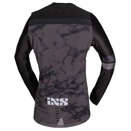 Camiseta de motocross IXS TRIGGER BLACK/ANTHRACITE 2022
