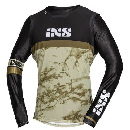 Camiseta de motocross IXS TRIGGER BROWN/BLACK 2022 - Marrón / Negro Ref : IS0886 