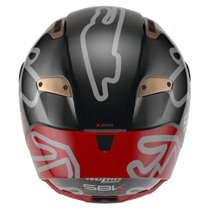 Nolan X-804 RS SBK Integraalhelm - Carbon / Rood