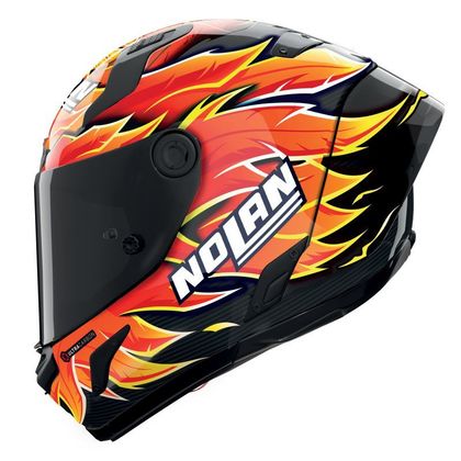 Casque intégral Nolan X-804 RS REPLICA IANNONE - Carbone / Rouge