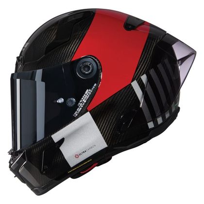 Casque Nolan X-804 RS - ULTRA CARBON - COMBO GARA - Rouge / Gris