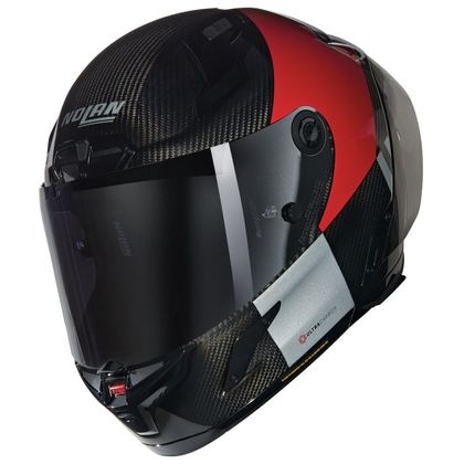 Casque Nolan X-804 RS - ULTRA CARBON - COMBO GARA - Rouge / Gris Ref : NL1621-C4335 