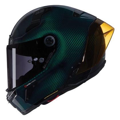 Nolan X-804 RS - ULTRA CARBON - LIQUIDO Helmet - Green / Yellow