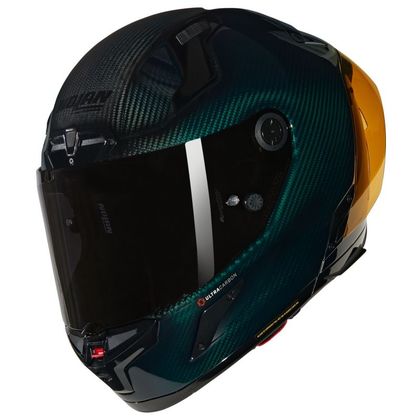 Nolan X-804 RS - ULTRA CARBON - LIQUIDO Helmet - Green / Yellow Ref : NL1622-C9962 