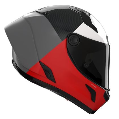Casque intégral Nolan X-804 RS BLOCCO - Carbone / Rouge