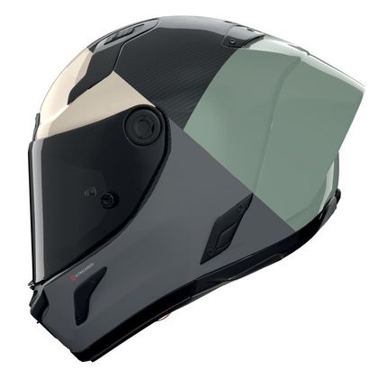 Nolan X-804 RS BLOCCO Integraalhelm - Carbon / Groen