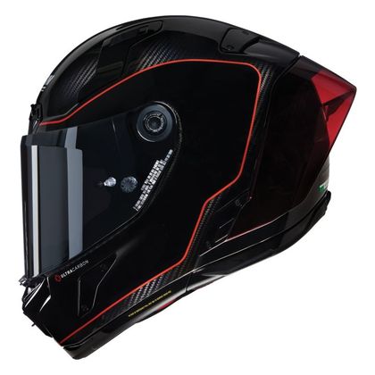 Casque Nolan X-804 RS - ULTRA CARBON - ASSO DI PICCHE - Carbone / Rouge