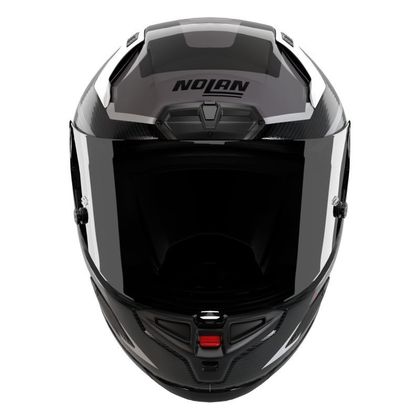 Casque intégral Nolan X-804 RS - ULTRA CARBON - LESMO - Carbone / Blanc