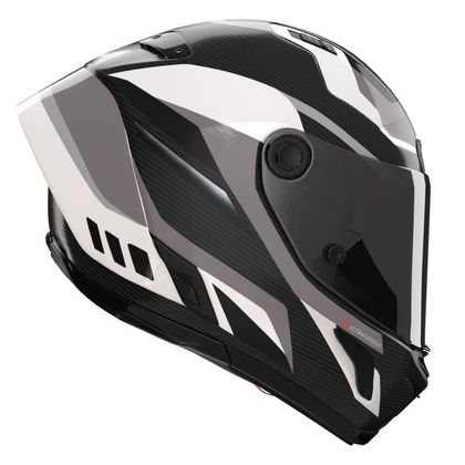 Casque intégral Nolan X-804 RS - ULTRA CARBON - LESMO - Carbone / Blanc
