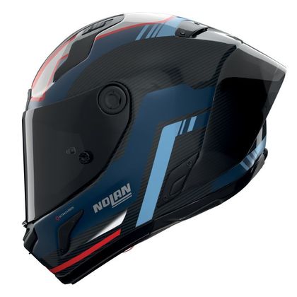 Kask integralny Nolan X-804 RS PIEGA - Węgiel / Niebieski