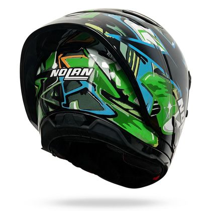 Nolan X-804 RS ULTRA CARBON CHICANE Fuldkasker - Blå / Grøn