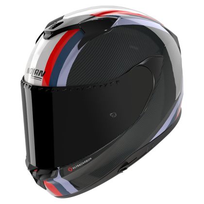 Nolan X-904 ULTRA CARBON GEMINI Full-face helmet - Carbon / White Ref : NL1705 