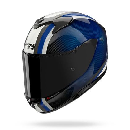 Casque intégral Nolan X-904 ULTRA CARBON GEMINI - Carbone / Bleu