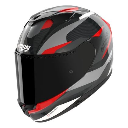 Nolan X-904 ULTRA CARBON CALIBRO Full-face helmet - Coal / Red Ref : NL1710 