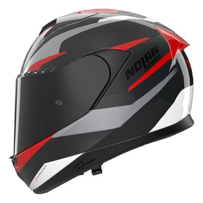 Nolan X-904 ULTRA CARBON CALIBRO Full-face helmet - Coal / Red