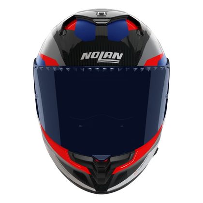 Casque intégral Nolan X-904 ULTRA CARBON CALIBRO QUIN - Bleu / Carbone