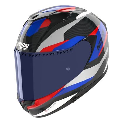 Casque intégral Nolan X-904 ULTRA CARBON CALIBRO QUIN - Bleu / Carbone Ref : NL1715 