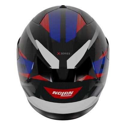 Casque intégral Nolan X-904 ULTRA CARBON CALIBRO QUIN - Bleu / Carbone