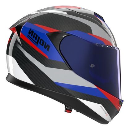 Casque intégral Nolan X-904 ULTRA CARBON CALIBRO QUIN - Bleu / Carbone