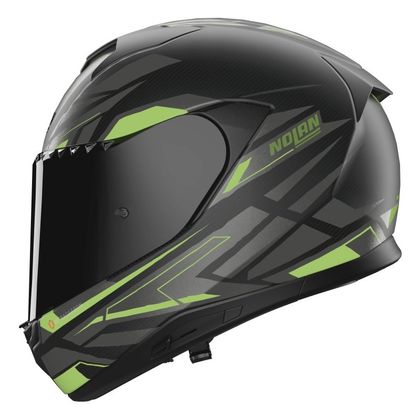 Casque intégral Nolan X-904 ULTRA CARBON ROMBO - Carbone / Vert