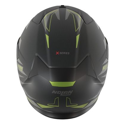 Casque intégral Nolan X-904 ULTRA CARBON ROMBO - Carbone / Vert