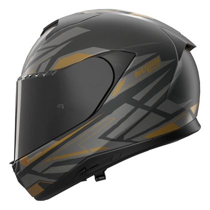 Nolan X-904 ULTRA CARBON ROMBO Full-face helmet - Coal / Yellow