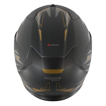 Nolan X-904 ULTRA CARBON ROMBO Full-face helmet - Coal / Yellow