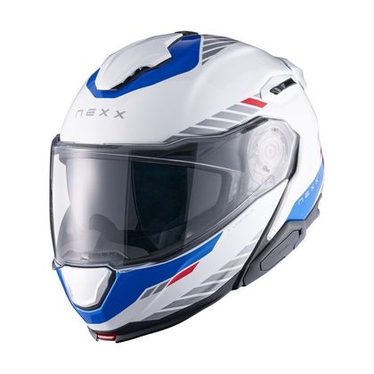 Nexx X.LIFETOUR - GLOBE Helm - Weiß / Blau