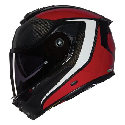 Casque Nolan X-903 - ULTRA CARBON - INTRIGO - Carbone / Rouge