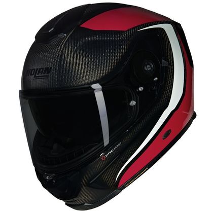 Casque Nolan X-903 - ULTRA CARBON - INTRIGO - Carbone / Rouge Ref : NL1629-CARR 