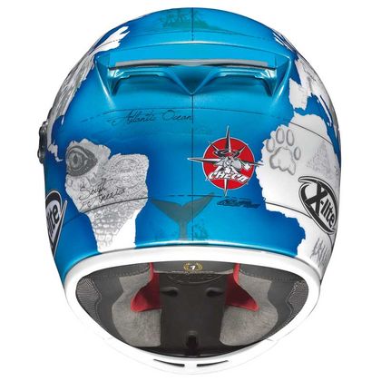 Casque intégral X-lite X-802R REPLICA C.CHECA PEARL BLUE