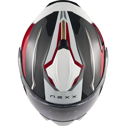 Cască modulară Nexx X.LIFETOUR - AURA - Roșu / Griș