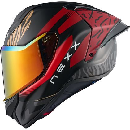 Cască integrală Nexx X.R5R - PREDAR MAT - Negru / Roșu