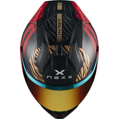 Cască integrală Nexx X.R5R - PREDAR MAT - Negru / Roșu