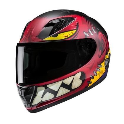 Casque intégral Hjc Y10 - FRANK - Rouge / Noir Ref : HJ1361 