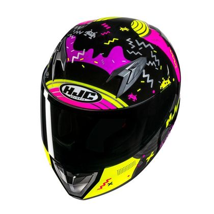 Casque intégral Hjc Y10 - MIKA - Jaune / Noir