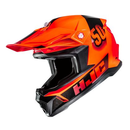 Casque cross HJC Y50 - DASH - Orange / Noir Ref : HJ1581 