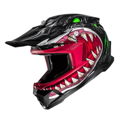 Casque cross HJC Y50 - MEGADON - Noir / Gris Ref : HJ1585 