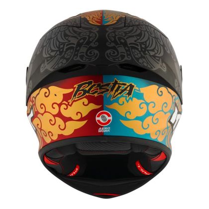 KYT KX-1 RACE GP BASTIANINI IDN REPLICA 2023 FIM Kopfhörer - Schwarz / Gelb