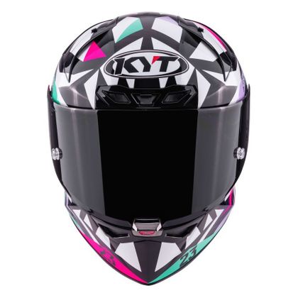 Casque intégral KYT KX-1 RACE GP BASTIANINI REPLICA 2025 FIM - Noir / Blanc