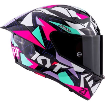 Casque intégral KYT KX-1 RACE GP BASTIANINI REPLICA 2025 FIM - Noir / Blanc