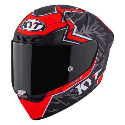 Casque intégral KYT KX-1 RACE GP BULEGA REPLICA 2025 FIM - Noir / Rouge Ref : KYT0191 