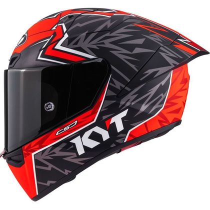 Casque intégral KYT KX-1 RACE GP BULEGA REPLICA 2025 FIM - Noir / Rouge