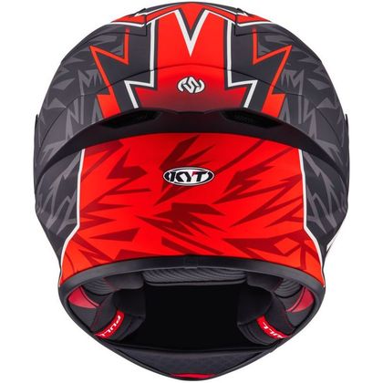 Casque intégral KYT KX-1 RACE GP BULEGA REPLICA 2025 FIM - Noir / Rouge