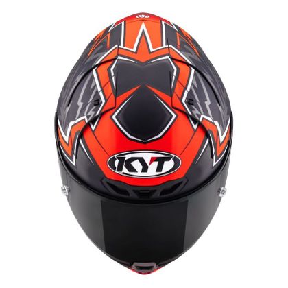 Casque intégral KYT KX-1 RACE GP BULEGA REPLICA 2025 FIM - Noir / Rouge