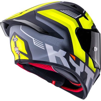 KYT R1R CARBON ACCELERATOR Full-face helmet - Yellow