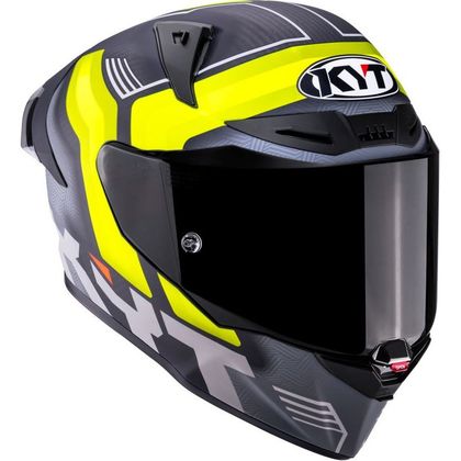 KYT R1R CARBON ACCELERATOR Full-face helmet - Yellow