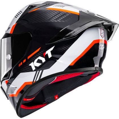 KYT R1R CARBON ZONE Full-face helmet - Orange