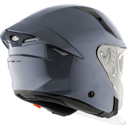 KYT TTR-JET - GEWOON Jethelm - Grijs
